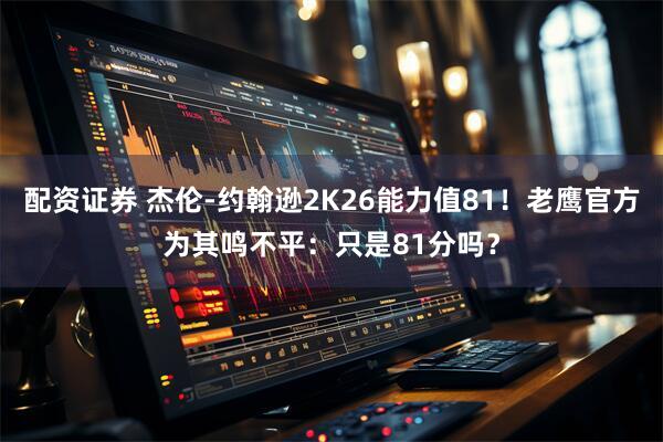 配资证券 杰伦-约翰逊2K26能力值81！老鹰官方为其鸣不平：只是81分吗？